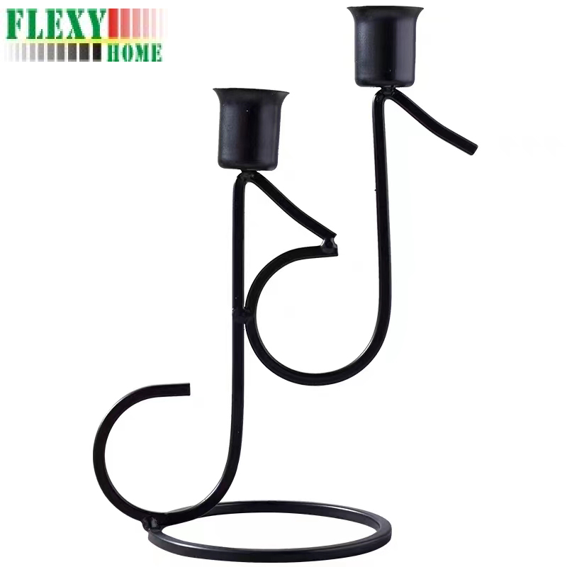 Candle Holder 2 Into 1 Style for Party Dining Decoration