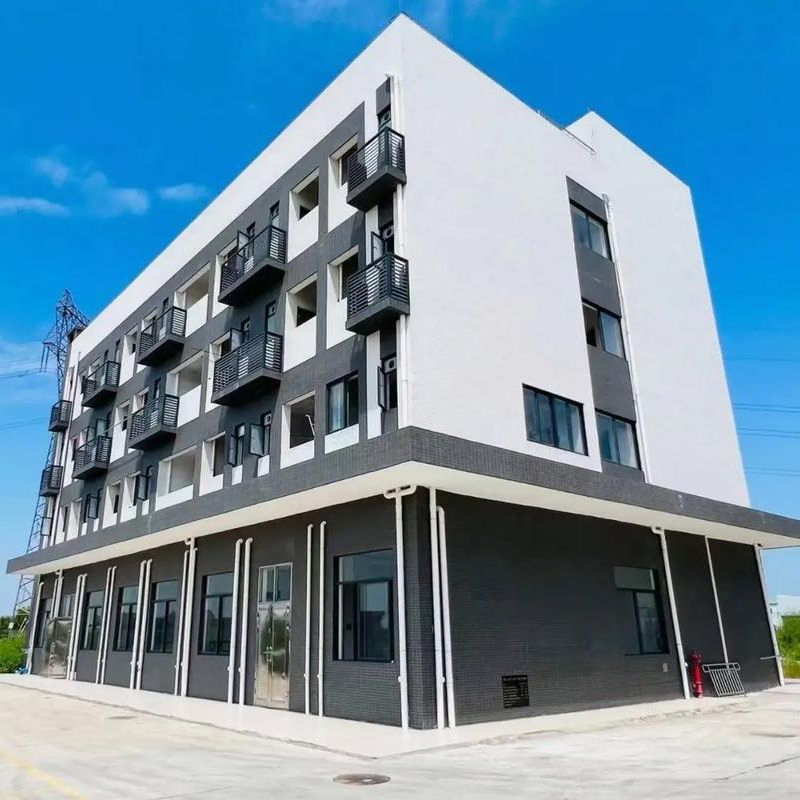 Customized Prefabricated Steel Structure Office Building with Free Design