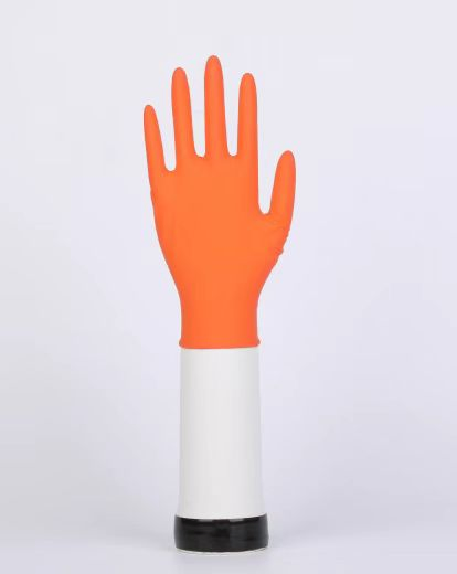 Medical Supply Powder Free Medical Disposable Blue Examination Nitrile Gloves Exam Glove