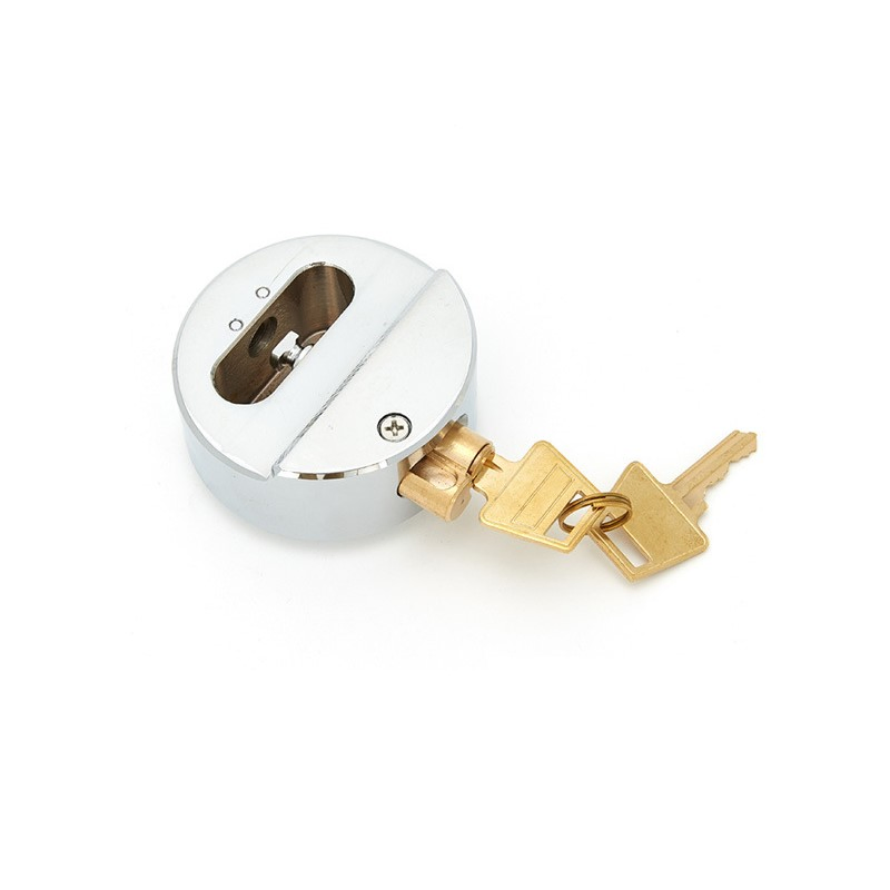 73mm Harden Steel Heavy Duty Puck Heavy Duty Hidden Shackle Hockey Puck Padlocks with Hardened Shackle