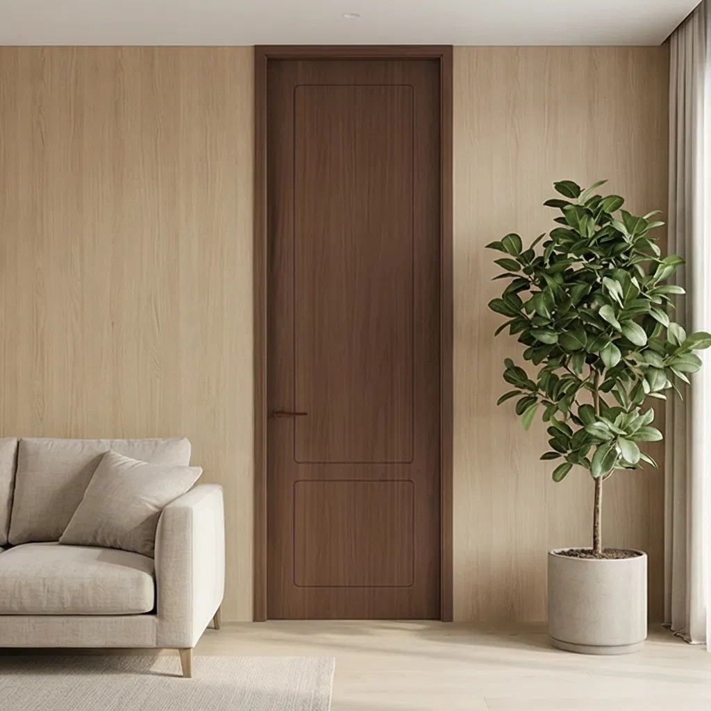 New Design 100% Waterproof Wholesale Price Modern Popular Style Interior WPC Door