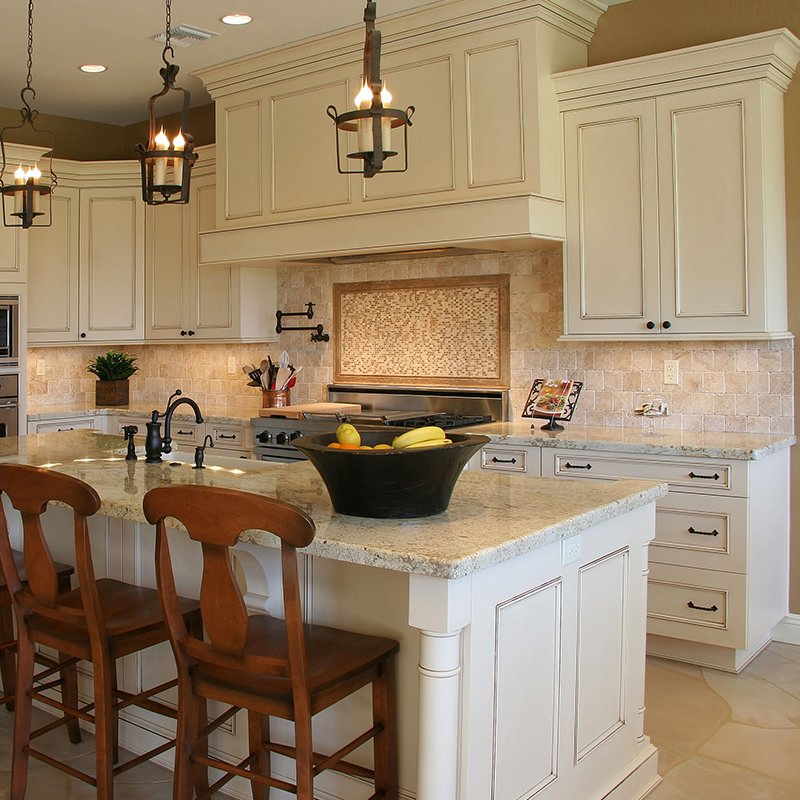 Eco-Friendly Kitchen Cabinets with Waterproof Coating