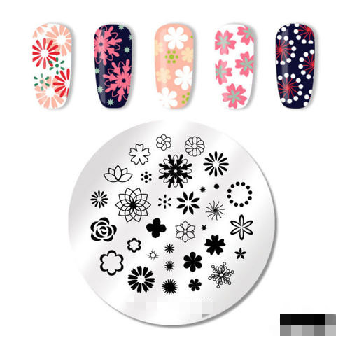 Nail Art Stamp Stamping Template Image Plates