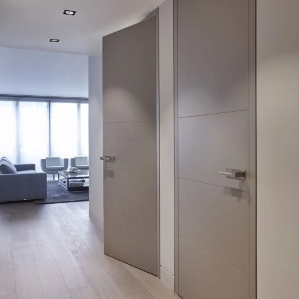 Durable Pine Wood Custom Interior Home Apartment Door