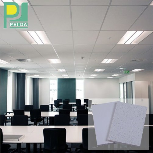 Super Quality 20mm Thickness Acoustical Mineral Fiber Panels Ceiling Board Guangzhou Factory