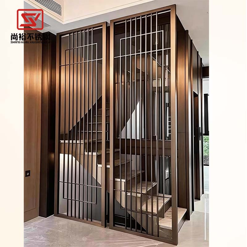 Laser Cut Metal Room Divider High Standard Metal Room Divider Custom Dubai Room Stainless Steel Partition