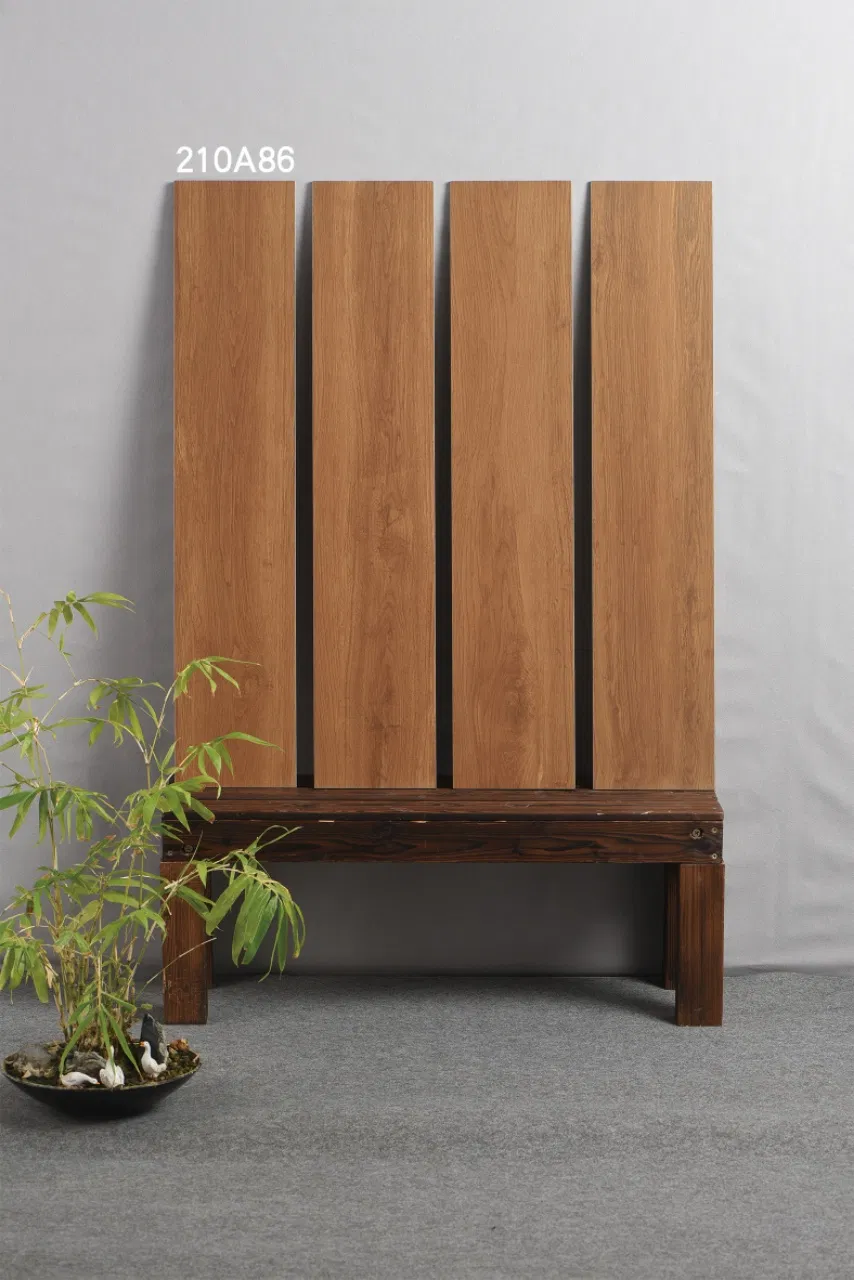 Waterproof 200*1000mm Rustic Wood Look Tile Foshan Factory Wholesale Price