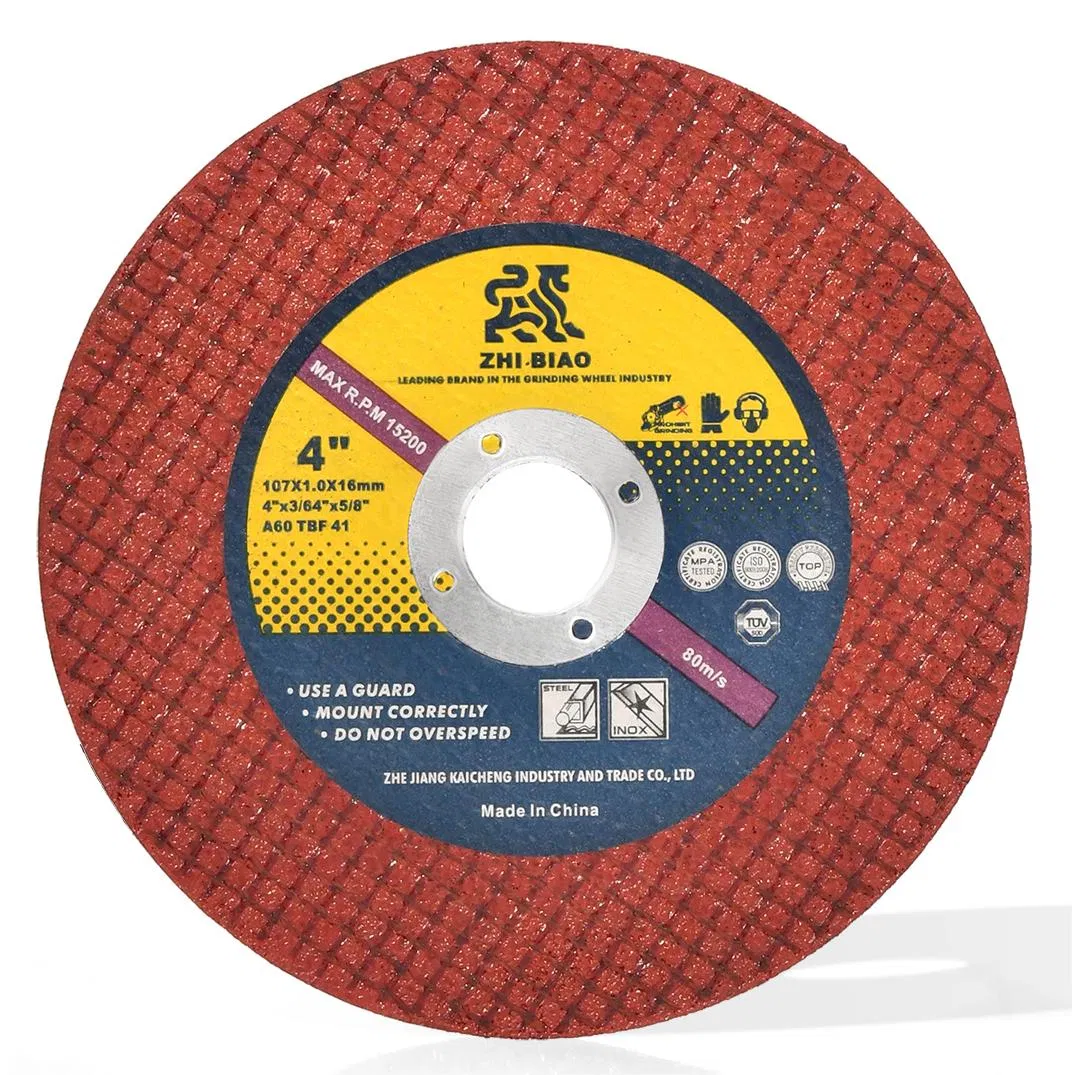 Абразивный отрезной диск 107 мм, красный