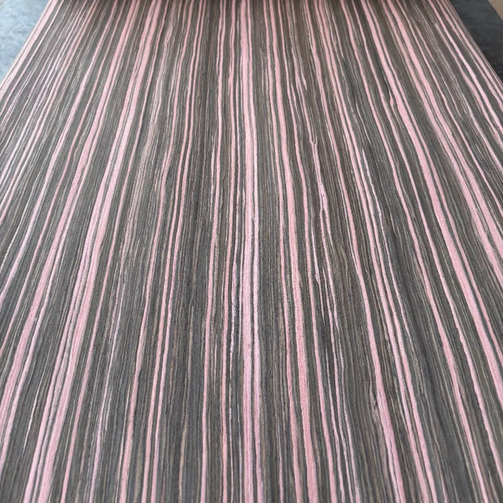 Lf High-Quality Macassar Ebony 1006 EV Veneer for Personalized Decoration & Furniture