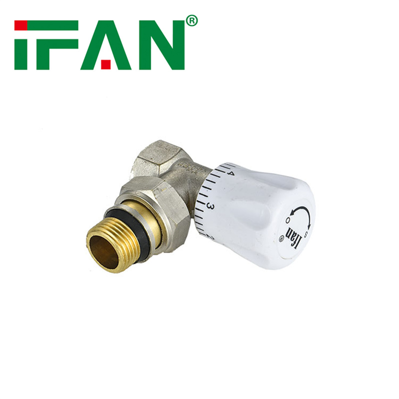 Ifan Wholesale Brass Plated Automatic Thermostatic Radiator Valve for Home