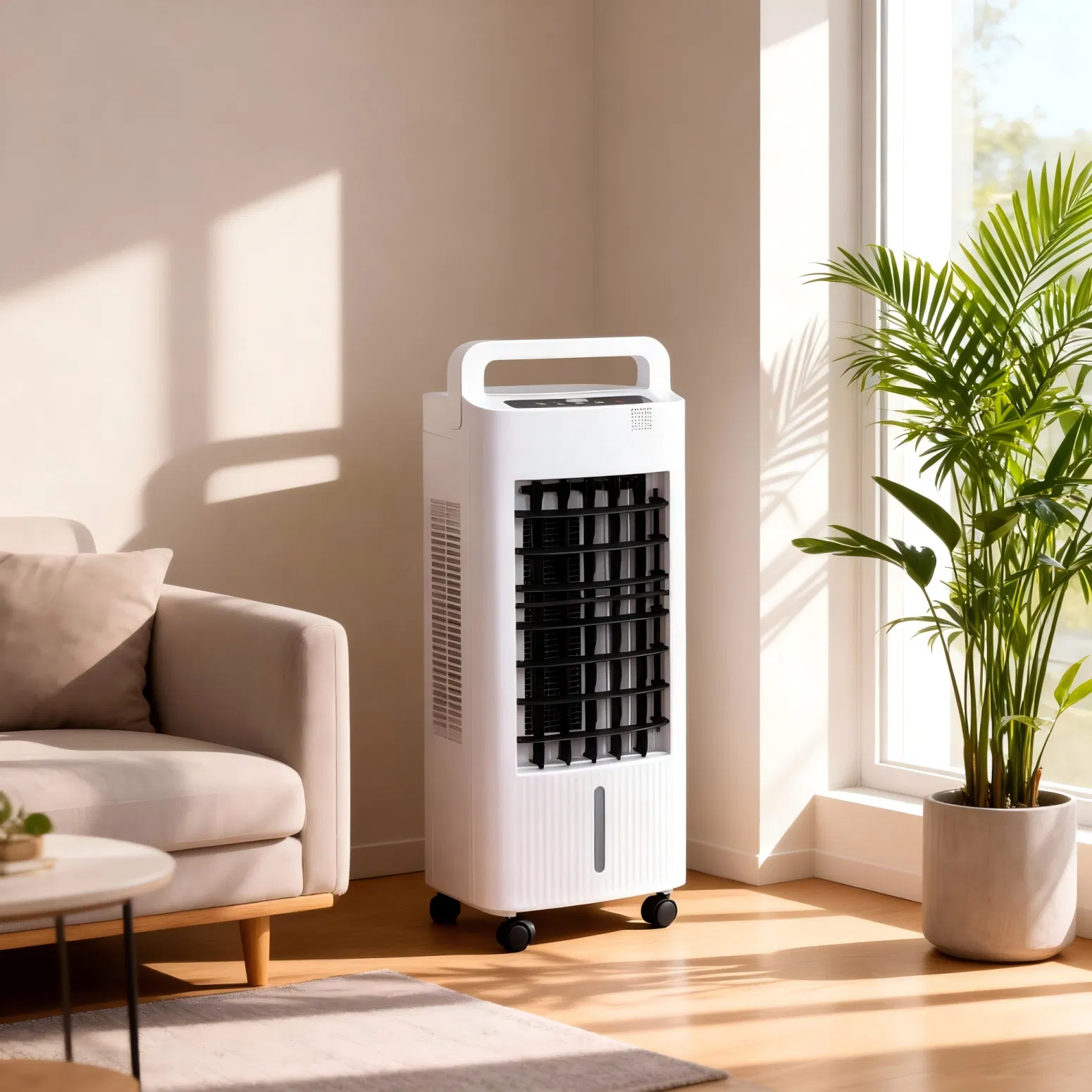 High Performance Wholesale Cooling and Heating Capabilities Restaurant Portable Air Cooler with Remote Control Ice Crystals Cooling Evaporative Air Cooler