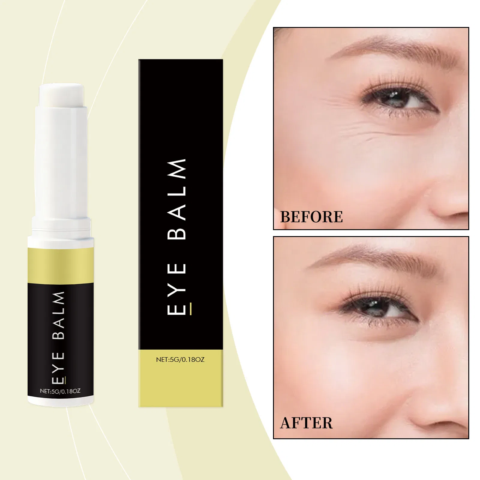 Private Label Most Popular Calcium Multi Balm Korean Skin Care All in One Stick Collagen Eye Treatment Balm Stick