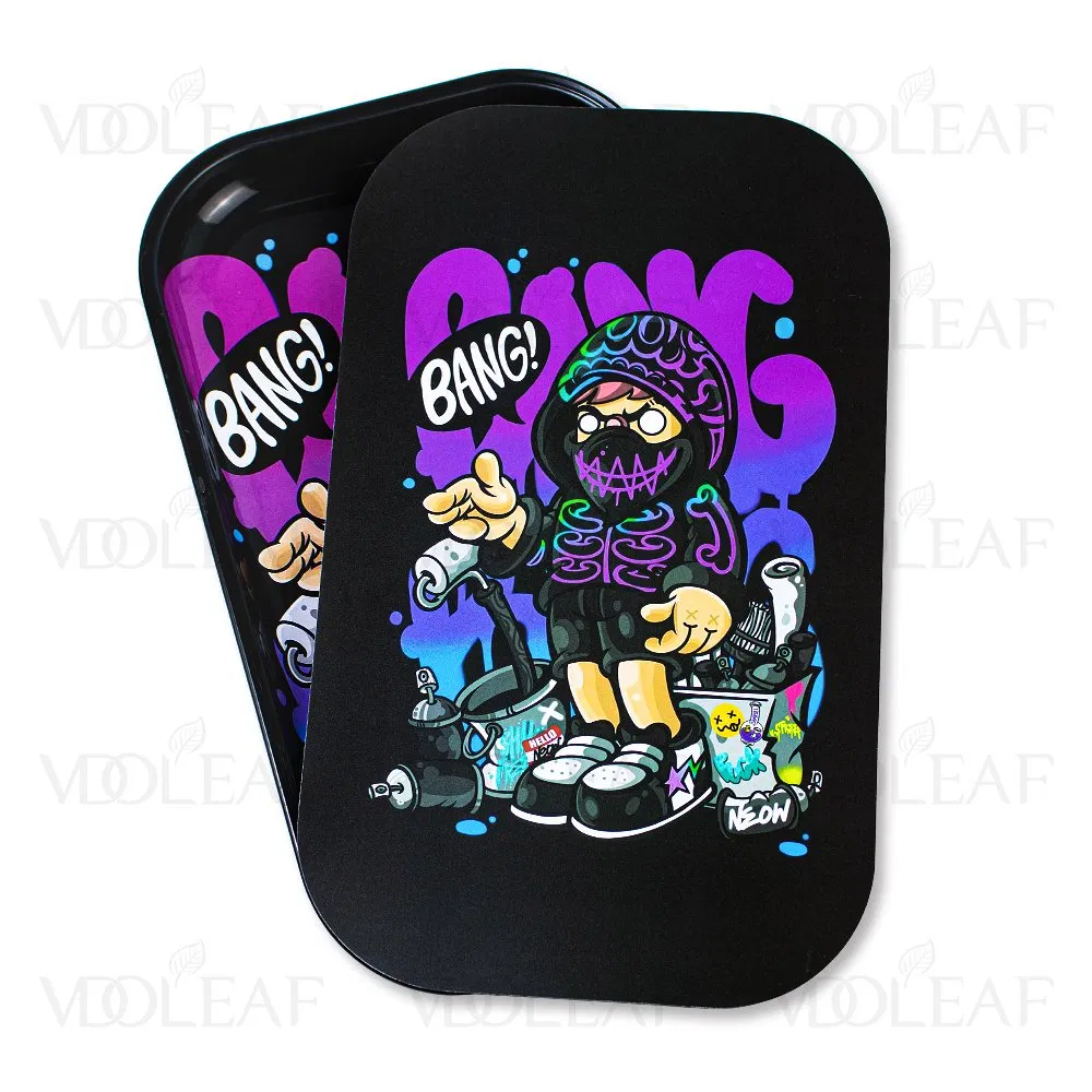 Rolling Tray Hot Selling Multifunctional Storage Tin Metal Tray Cartoon Custom Printed