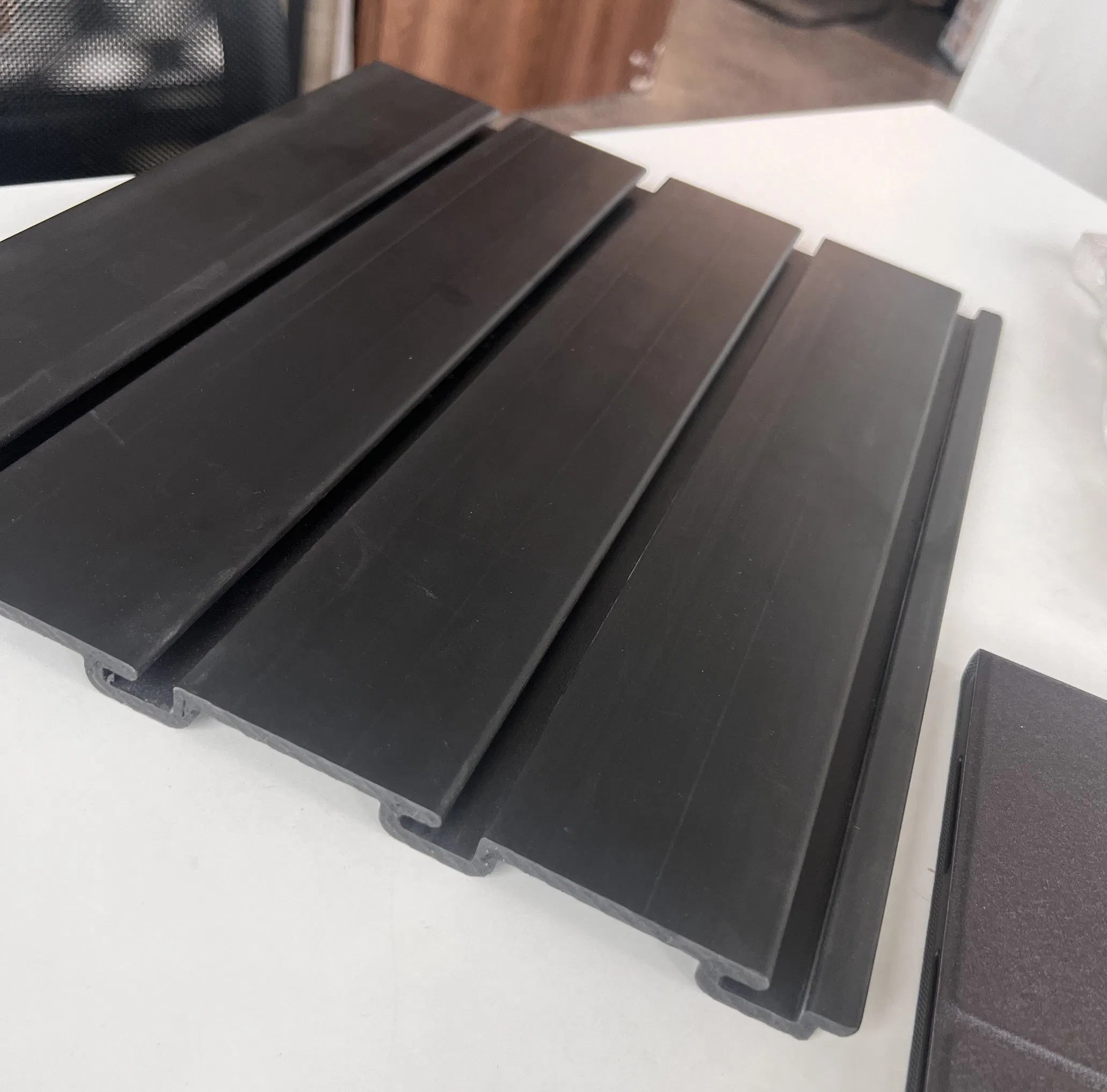 WPC Slat Wall Panels for Shop Cabinet Storage