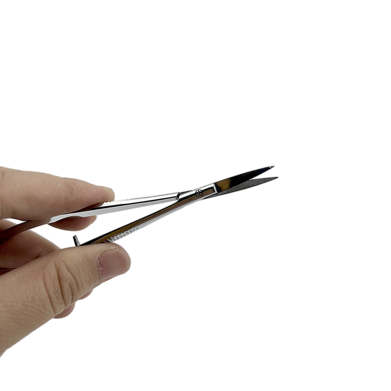 New Spring Anti-Slip Durable Handle Personal Care Stainless Steel Eyebrow Tweezer