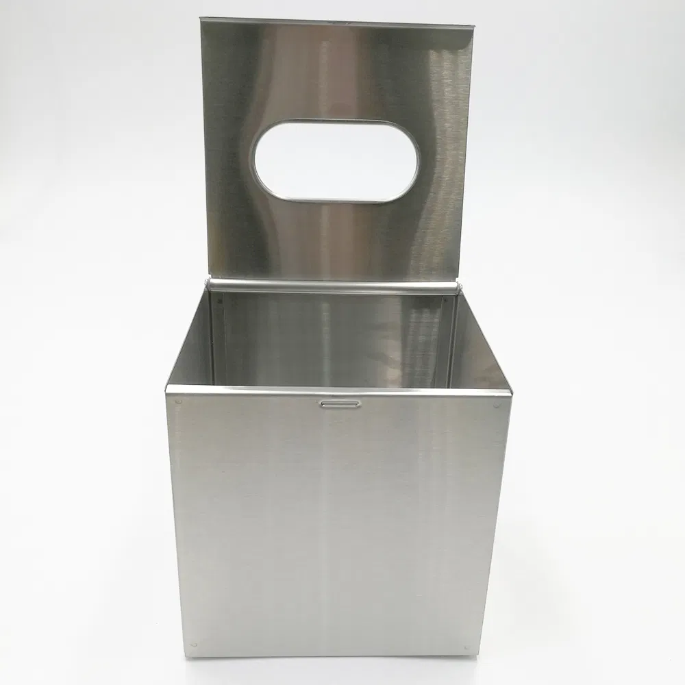 Wholesales Custom Printed Metal Hotel Bathroom Paper Tissue Case Box