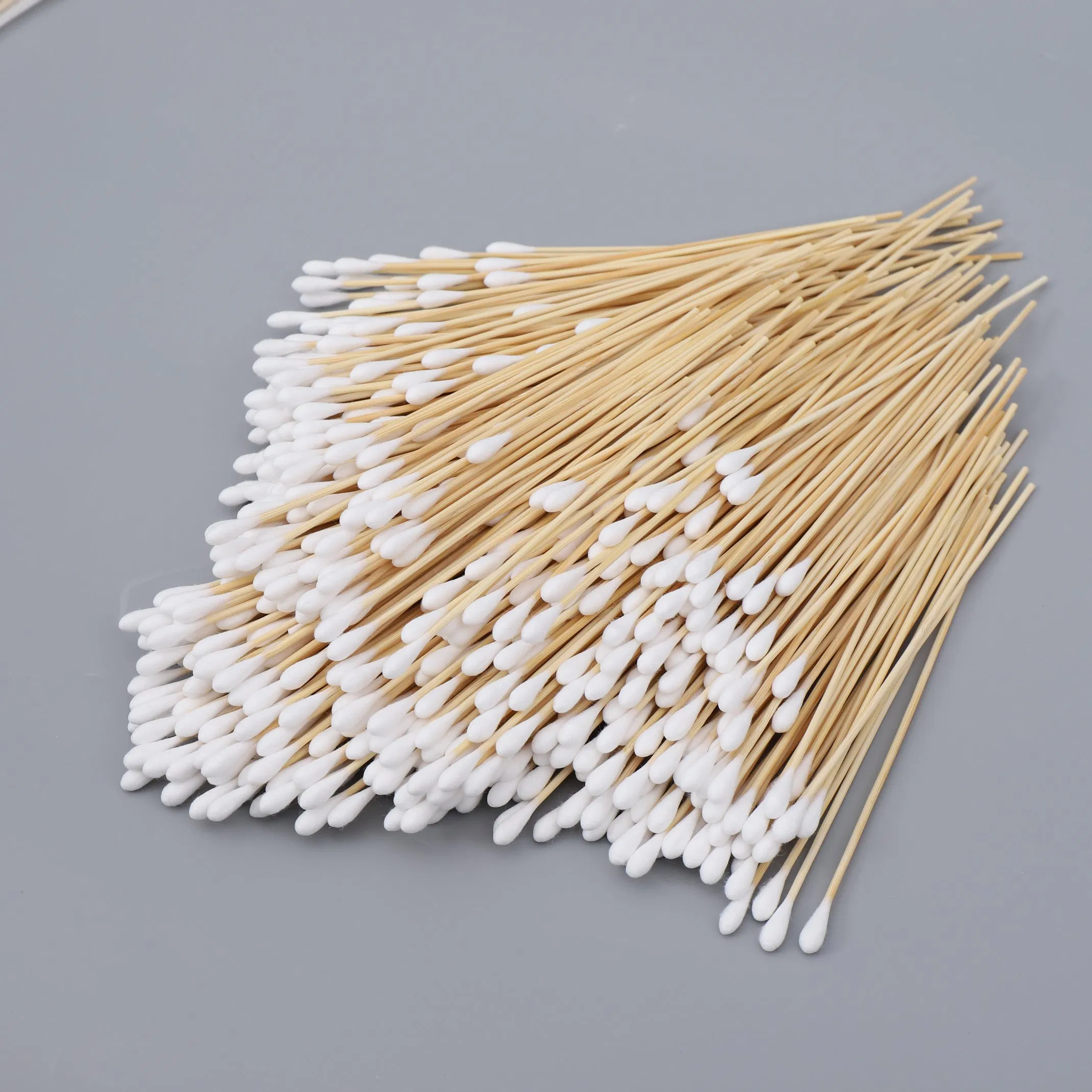 High Quality Medical Cotton Swabs Wooden Stick Cotton Buds