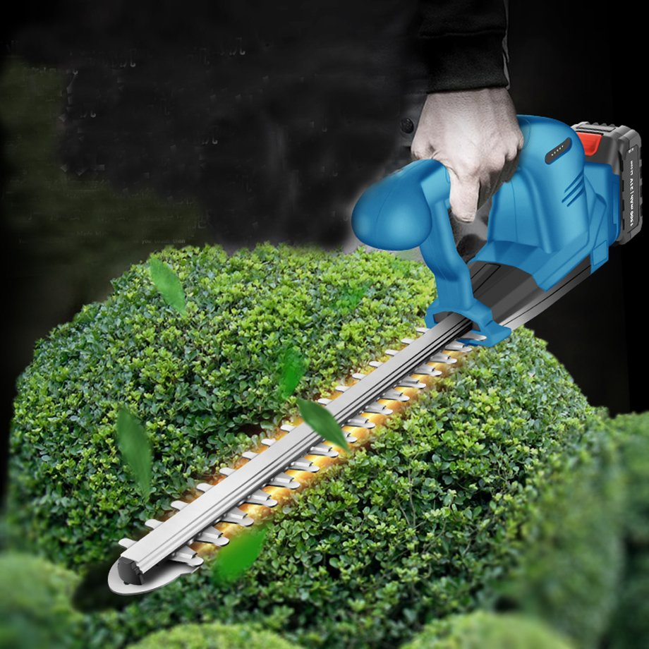 Dual Blade Electric Hedge Trimmer for Garden and Lawn Maintenance