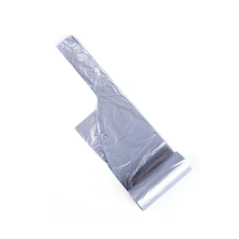 Custom Black White Disposable T-Shirt Star-Sealed Bags on Roll