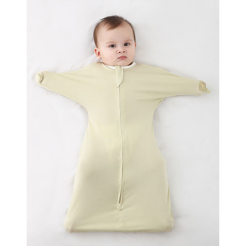 Lightweight Anti-Kick Soft Cotton Newborn Arms up Baby Sleeping Bag Swaddle Blanket