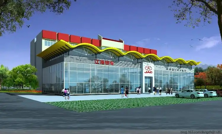 Steel Structure 3s/4s Car Exhibition Showroom Hall From Reliable Chinese Supplier
