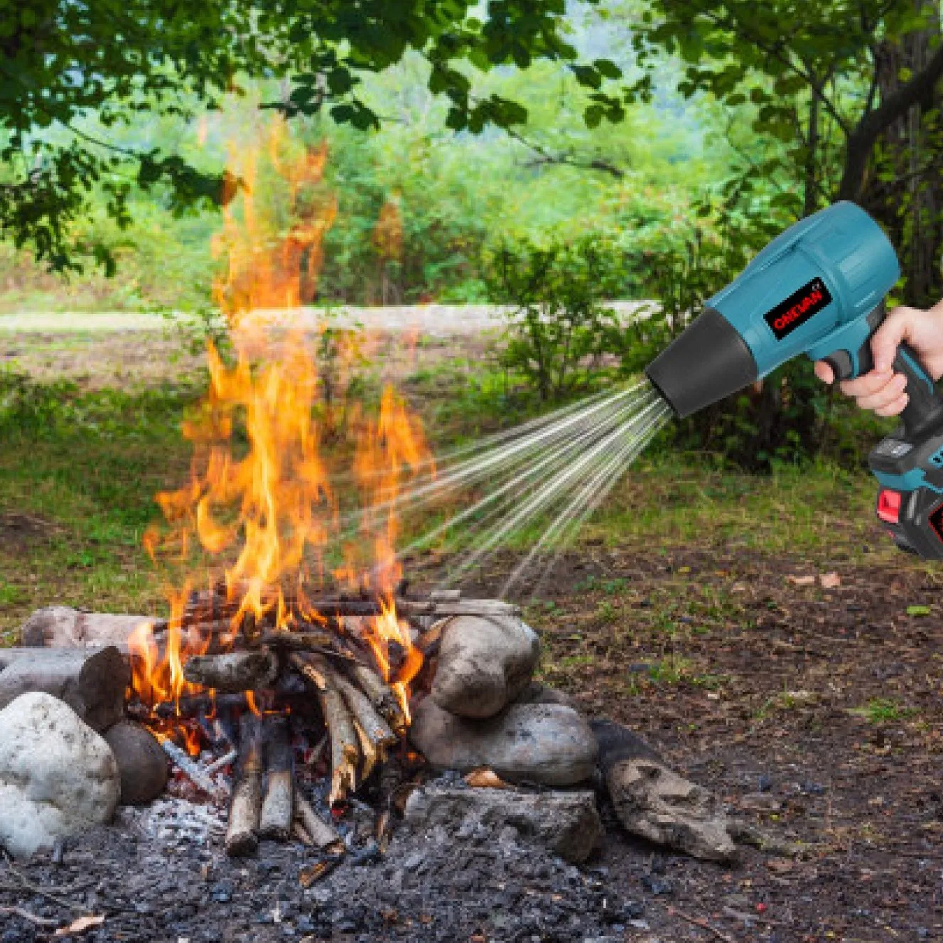 Qizao Versatile Leaf Blower for Quick Cleanup of Leaves and Snow
