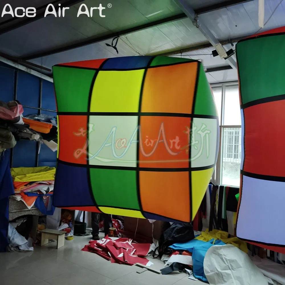 Factory Wholesale Inflatable Rubik's Cube Hanging Inflatable Decoration Balloon Outdoor Stage Inflatable Rubik's Cube