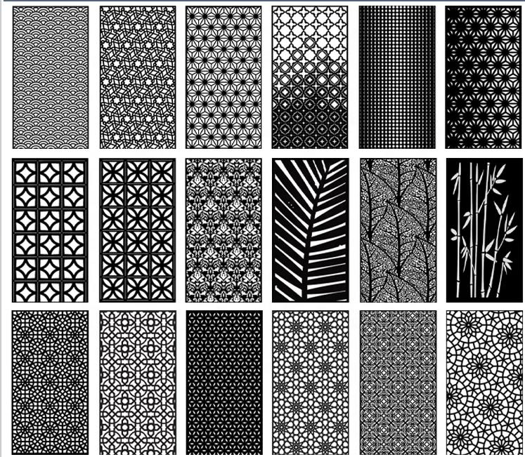 Customized Aluminum Alloy Fireproof Fancy Idea Design Fence Screen for Hotel