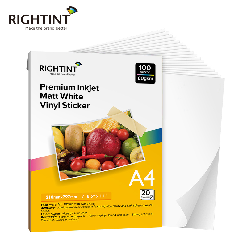 Hot Sale PP Rightint Carton A4, OEM Shanghai Adhesive Label Labels Sticker