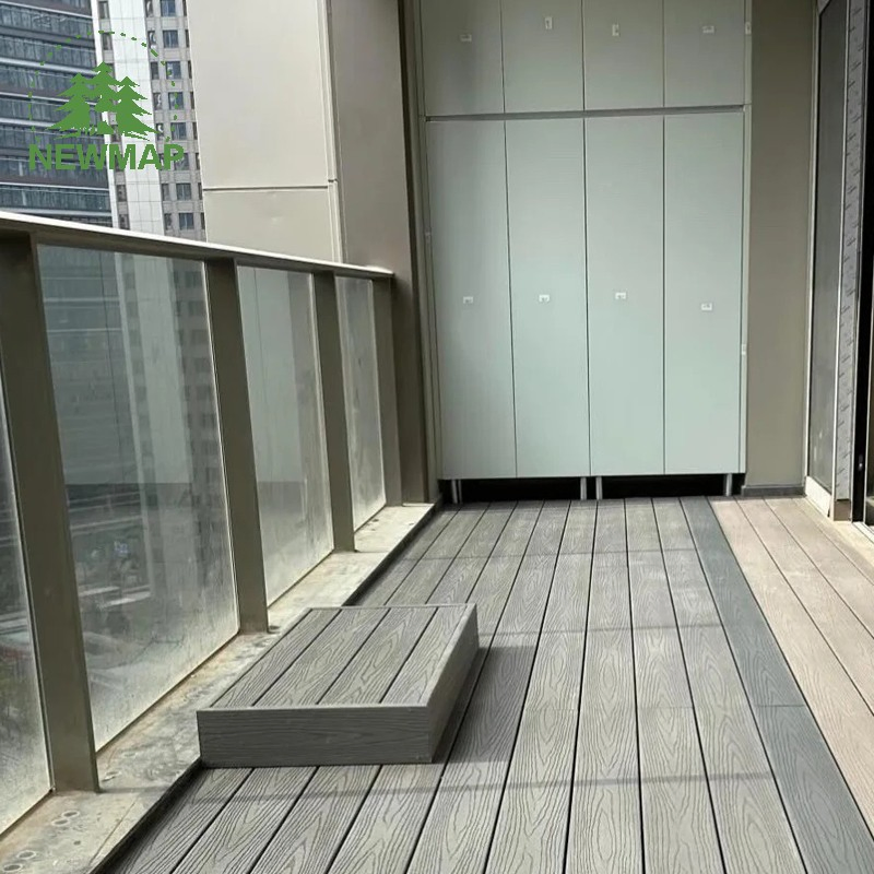 High Quality Garden Flooring Hard Wearing Composite Waterproof Patio WPC Outdoor Decking