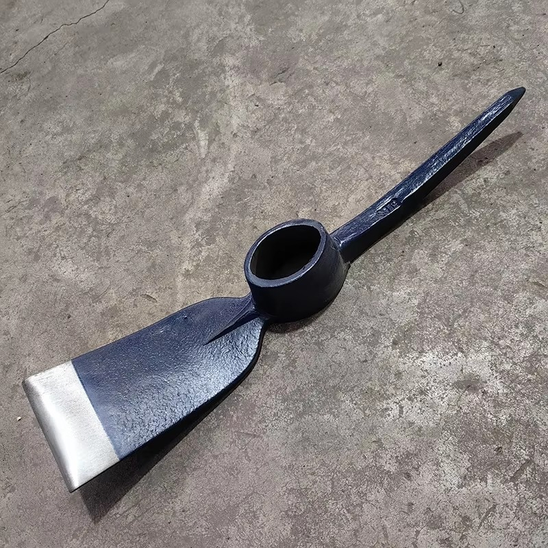 Forged Railway Steel Multi-Purpose Agricultural Construction Tool Garden Camping Pickaxe