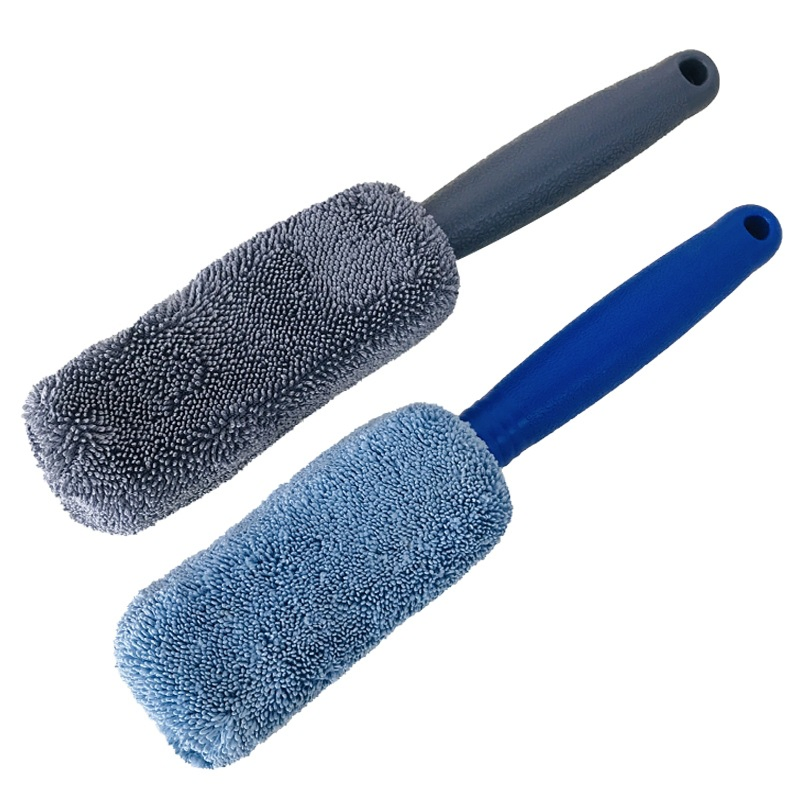 Esun No Scratching Microfiber Free Wheel & Rim Brush Cleaner Brush for Wheel and Rim Detailing