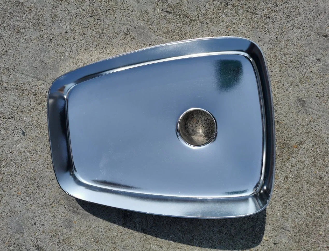 Aluminium Casting Mirror Polish Tray Meat Grinder Parts Shining Surface Not Chroming