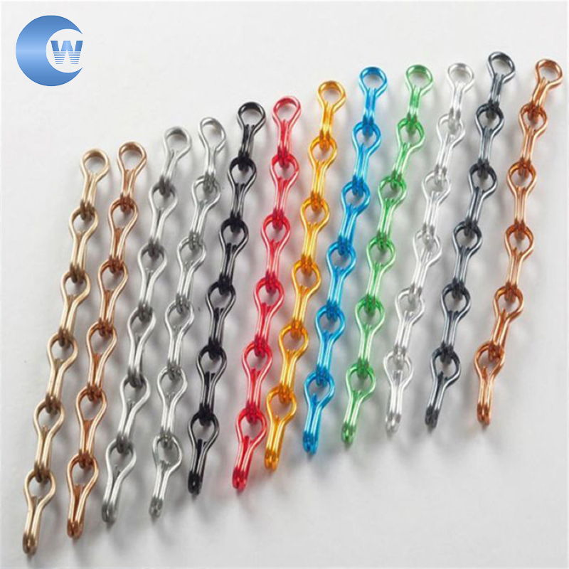 Wholesale 1.8mm Decorative Hook Colors Aluminum Chain Curtain