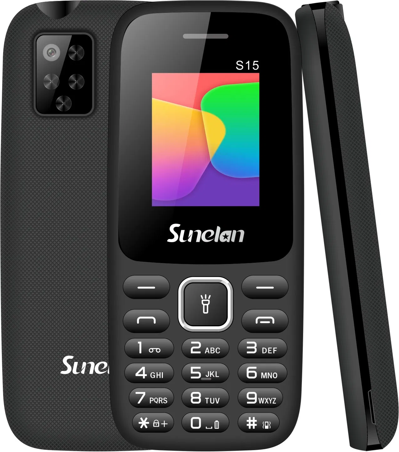 Sunelan S15 1.8 Inch Screen 1000mAh 2SIM Card Feature Phone Wireless FM Radio Keypad Mobile Phone Feature Phone