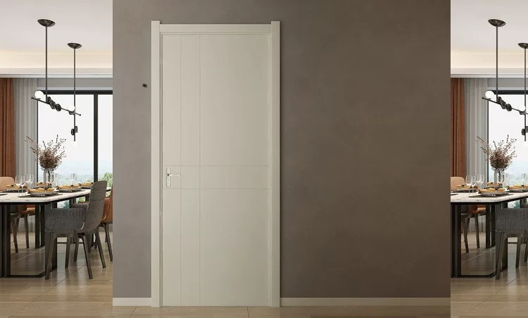 High Cost Performance Corrosion Resistant Interior WPC Door for Home Decoration