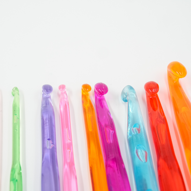 Plasatic Crochet Hook 9PCS Set