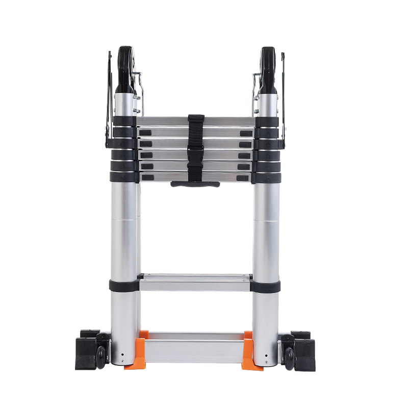 Double Sidesingle Straight Folding Step Telescopic Aluminum Ladder for Sale