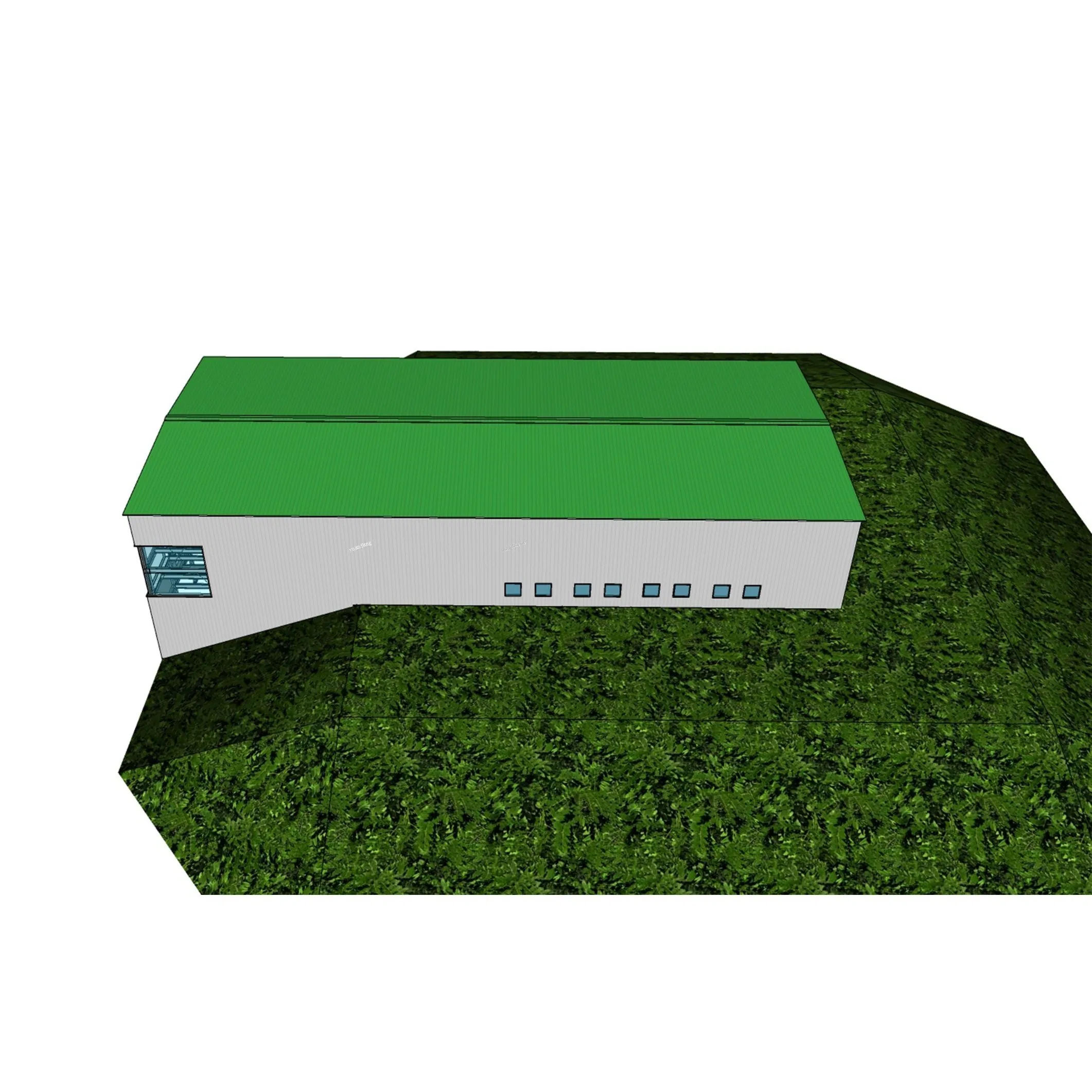 High-Load China Wholesale Customized ISO CE Steel Structure Building Material of Steel Structure Aircraft Hangar with Mezzanine & Curtain Wall