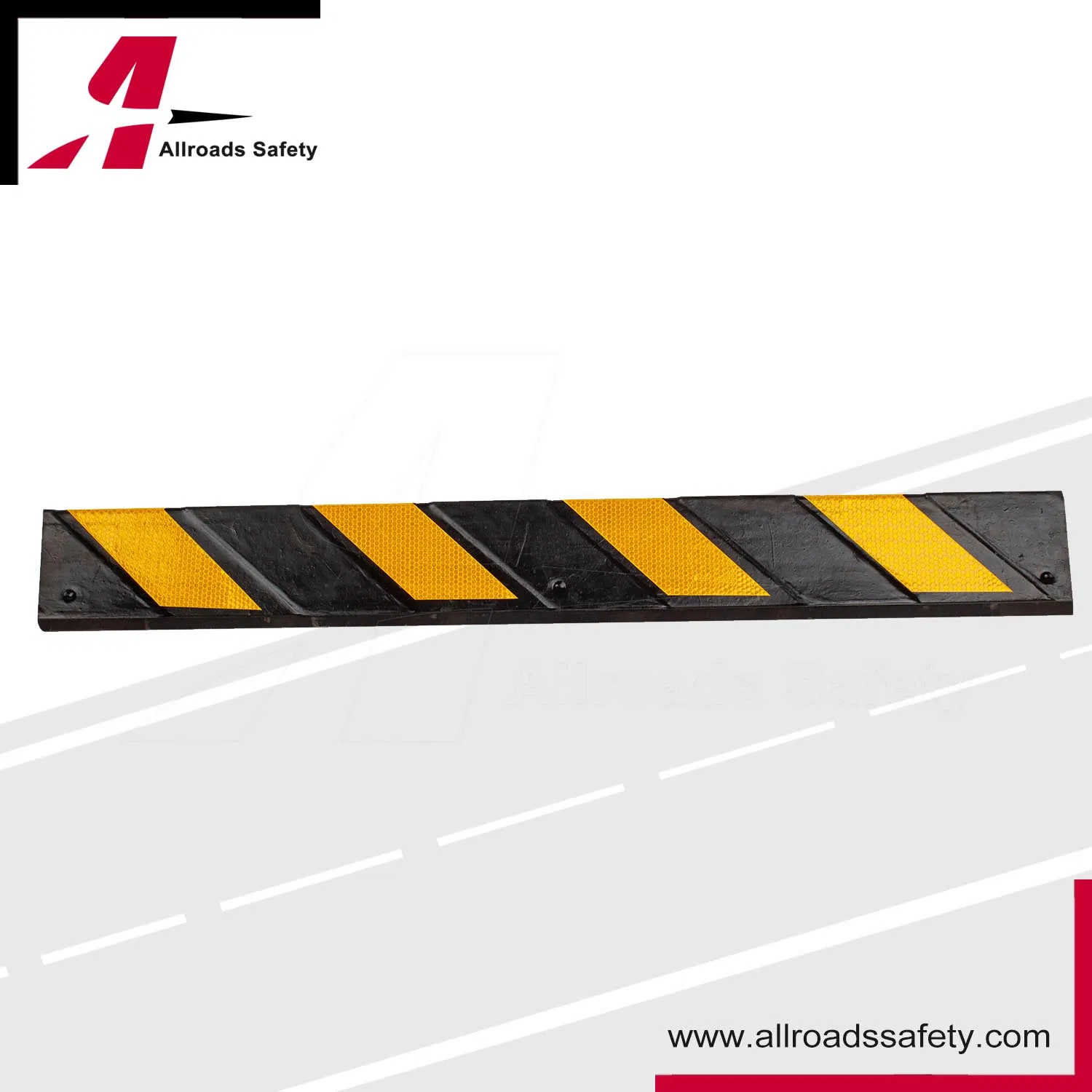 80cm Molded Rubber Garage Wall Corner Protector