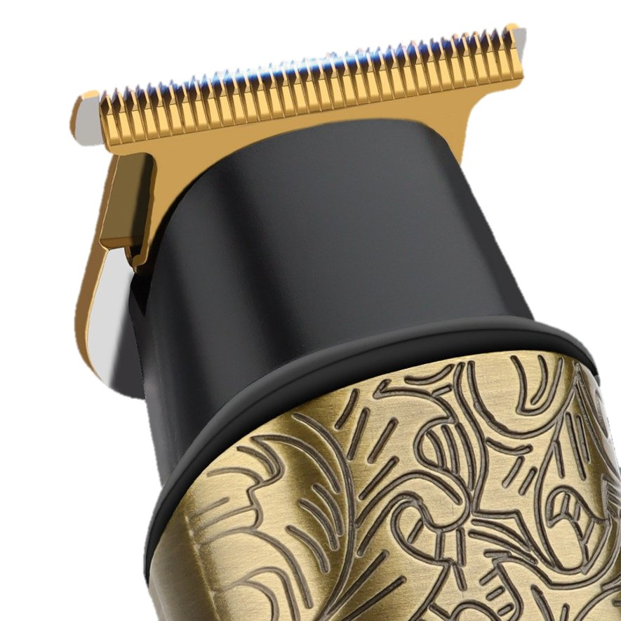 Gold Electric Hair Cutting Machine Rechargeable New Hair Man Trimmer