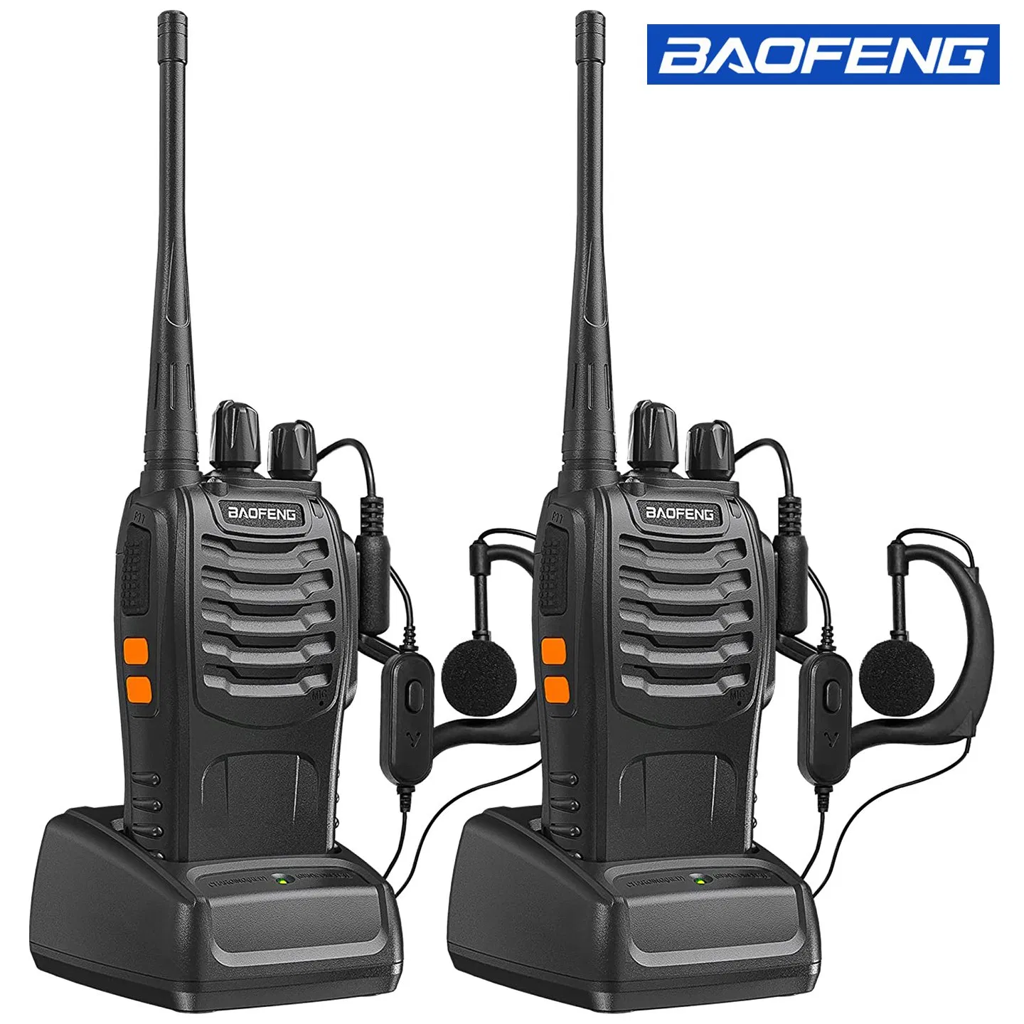 Handheld VHF UHF Dual Band Ham Radio Long Range Comunicador Walkie Talkie