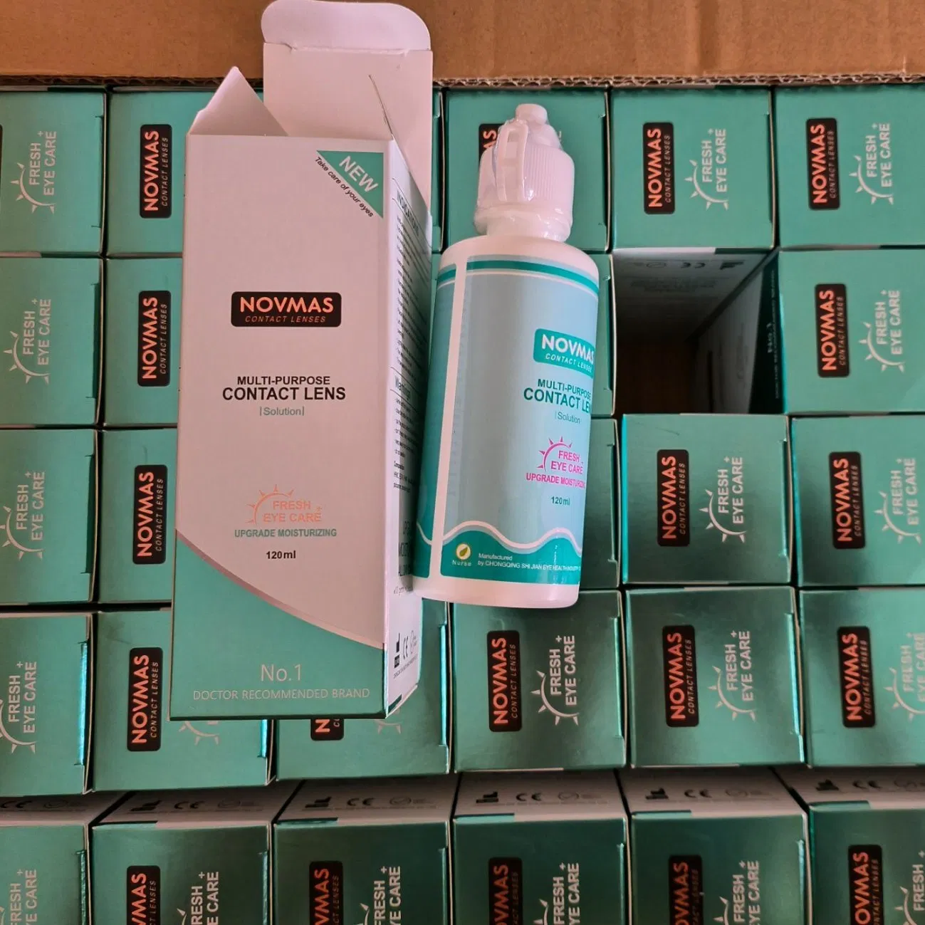 120ml Lens Solution Liquid Nursing for Eye Contact Lenses with Lense Case