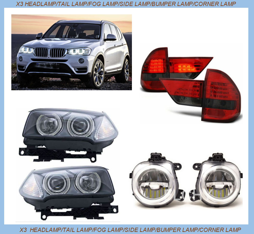 Светодиодные фары Angel Eyes для BMW X1