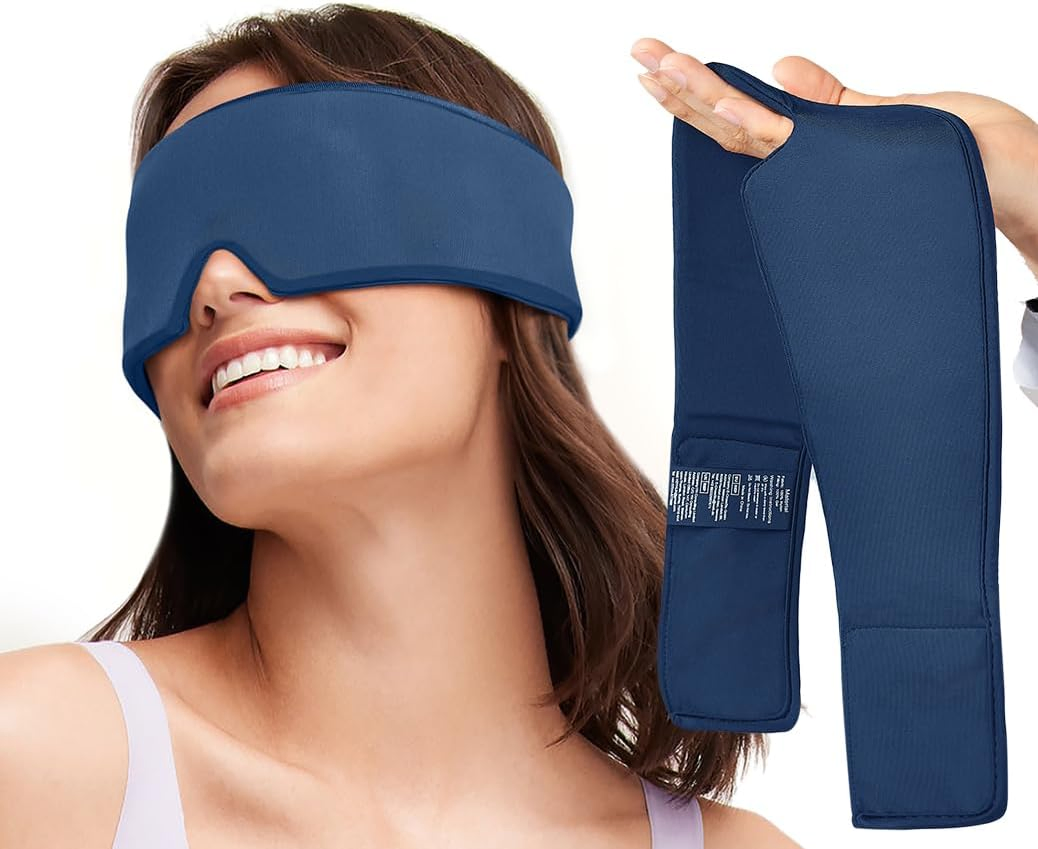Cooling Eye Mask Soft Cold Sleep Mask for Dry Eyes