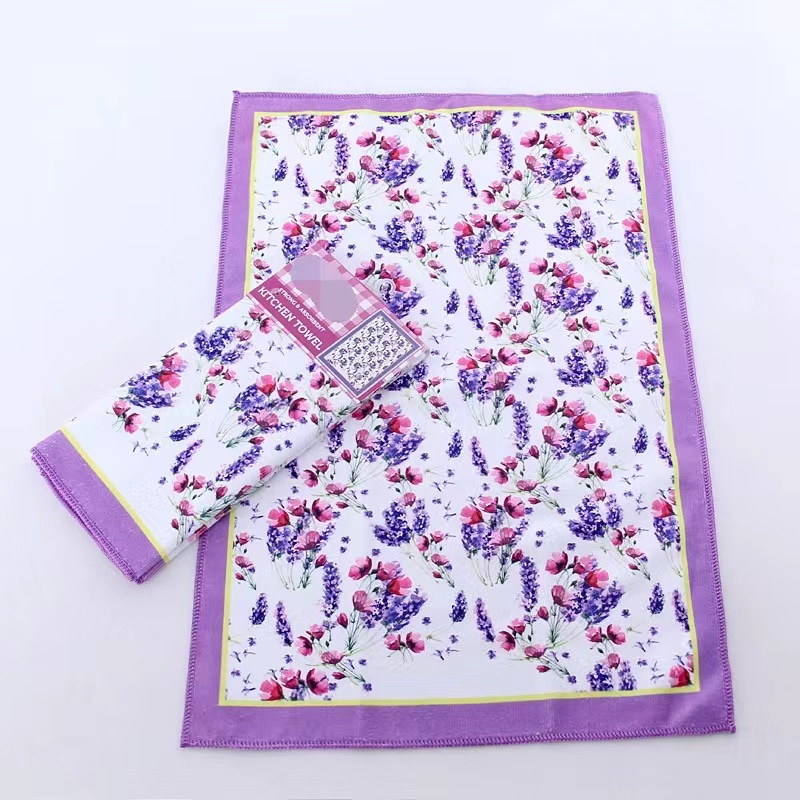 Wholesale 45*45cm White Plain Linen Cotton Kitchen Placemats Set Dish Tea Towels Napkin Mouth Cloth with Absorption