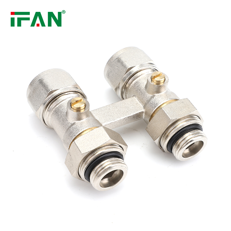 Ifan Manufacturer Best Price Thermostatic Radiator Valve Brass Straight H Radiator Valve for HVAC Systems
