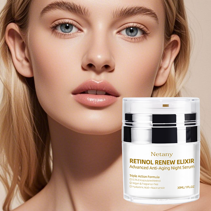 Factory Price Retinol Repair Serum Night Face Cream Anti-Wrinkle Barrier Repair Brightening & Hydrating Skin Care Solution for Youthful Radiance Facial Cream