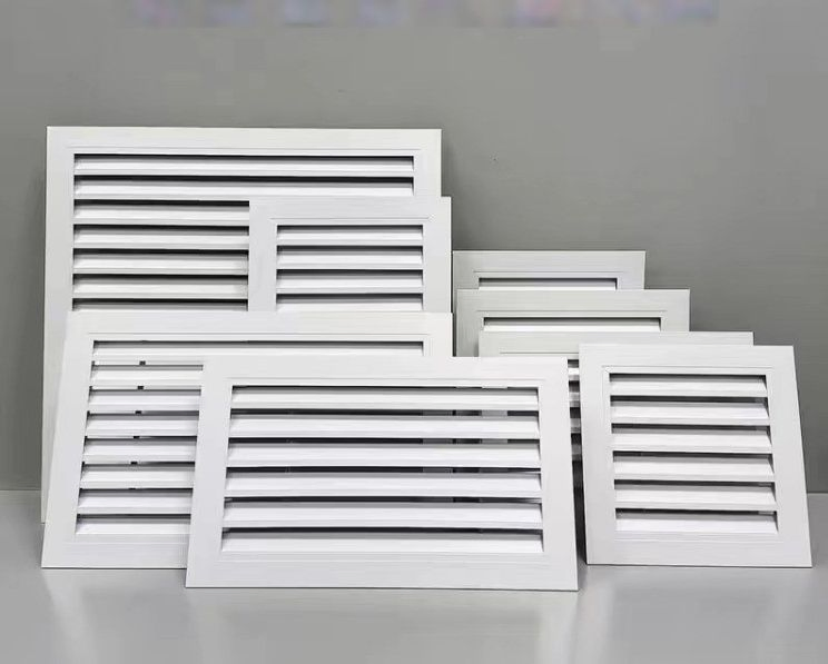 Custom Designed Aluminum HVAC Air Diffuser Louver Plantation Shutter Vent Cover for Air Conditioner Ventilation System