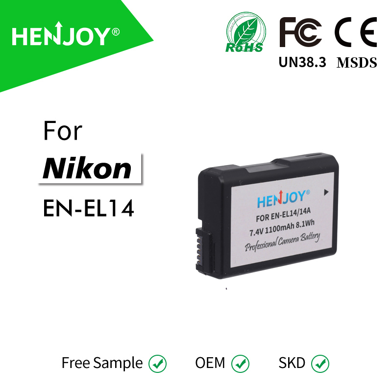 Аккумулятор Nikon EN-EL14 1500mAh для фотоаппаратов